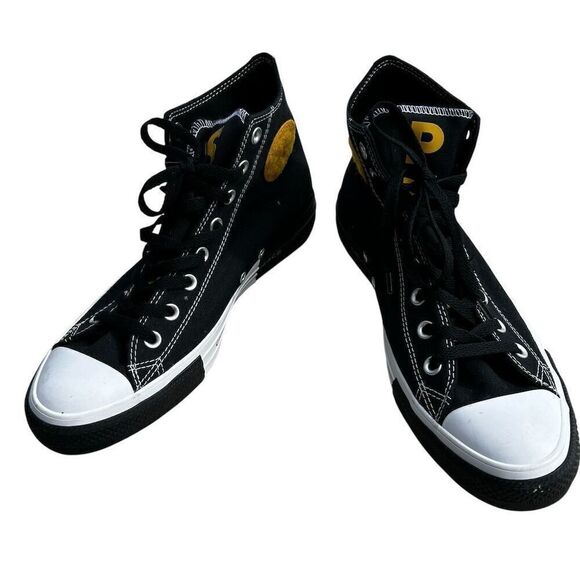 Converse Chuck Taylor All Star Seek Peace High Top Sneakers Men's 9 Black - Picture 5 of 7